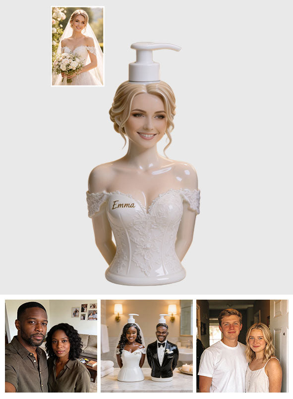Happily Ever After - Personalized wedding anniversary Pump Dispenser