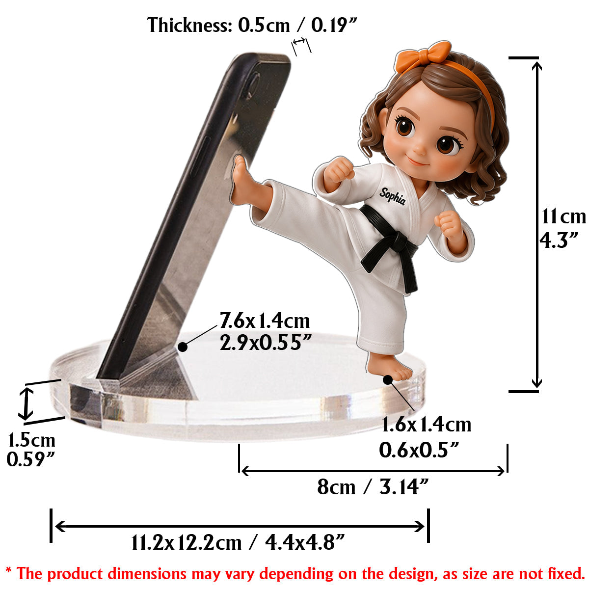 Funny Gift For Parents - Personalized Kid Phone/ Tablet Holder Stand
