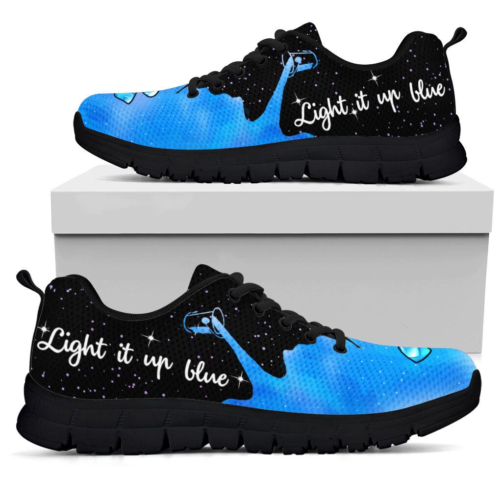 Light It Up Autism Awareness Sneakers 0622