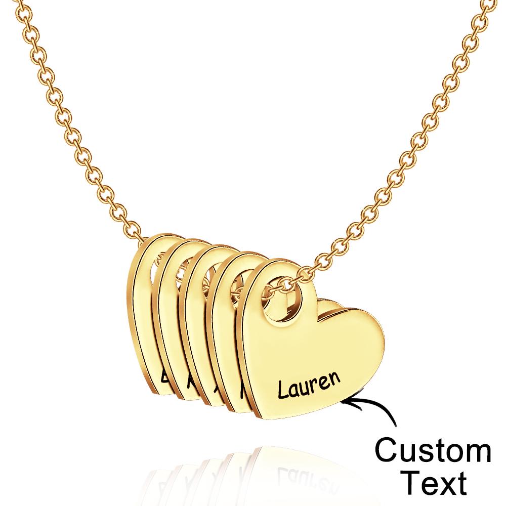 Any Name - Personalized Name Heart Necklace