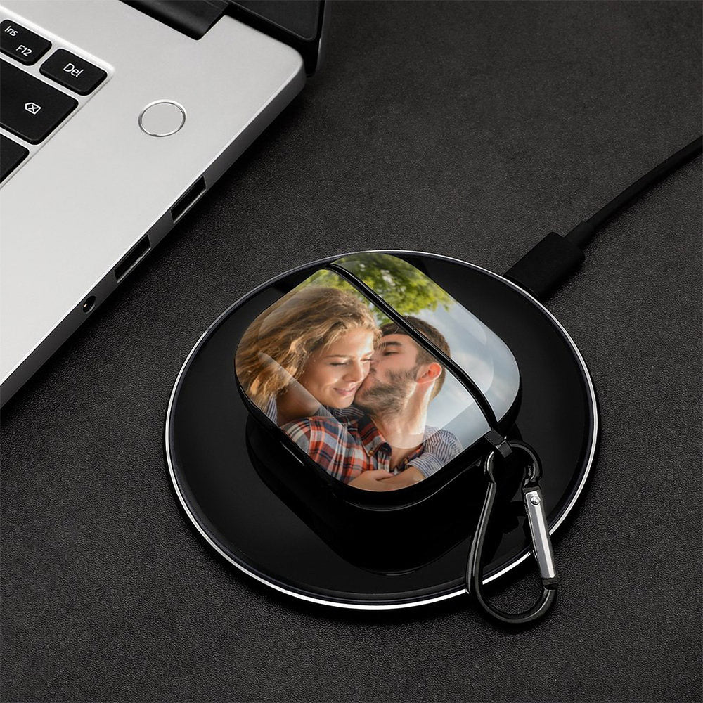 Custom Photo - Personalized Airpods 3 Case Cover With Keychain