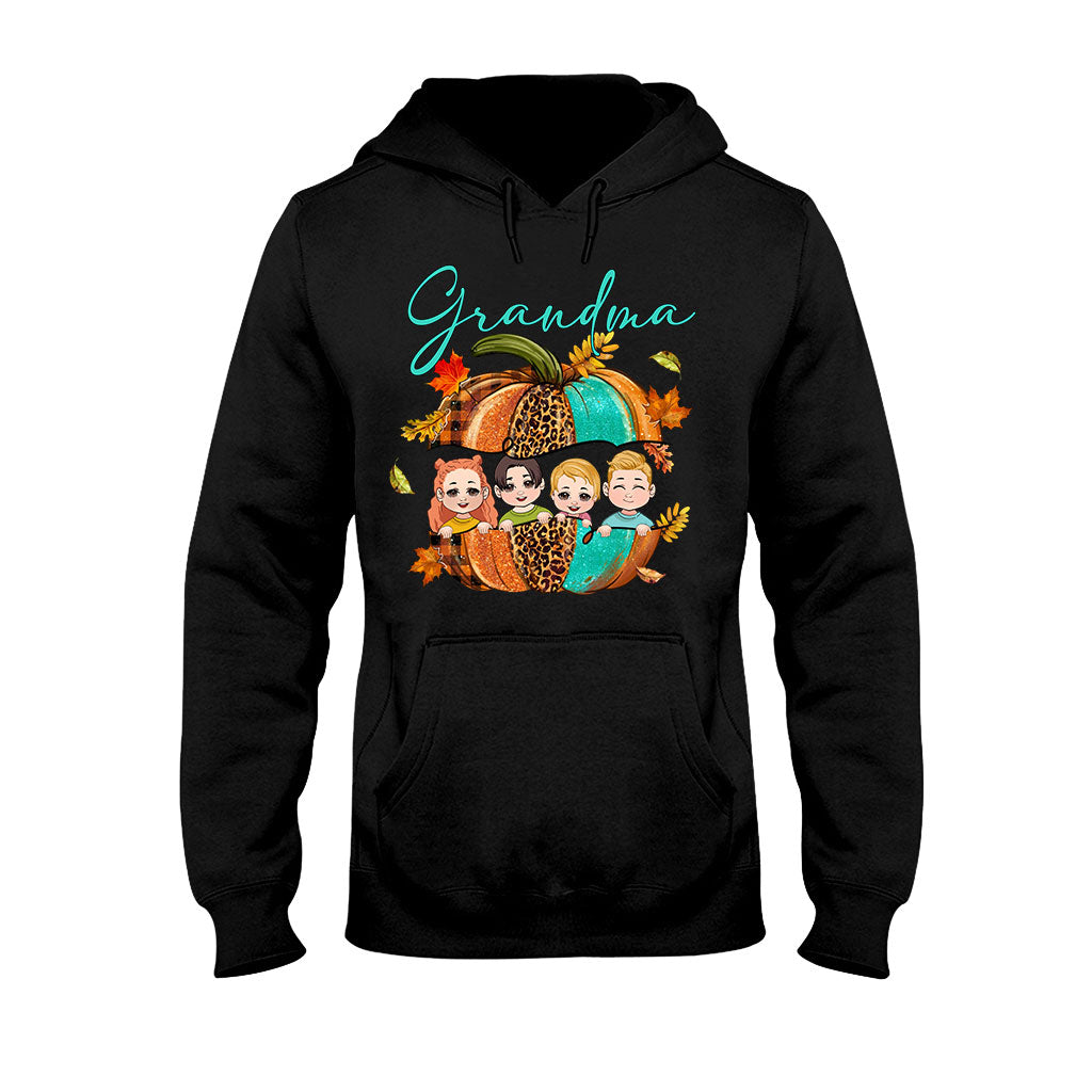Grandma - Personalized Thanksgiving T-shirt And Hoodie