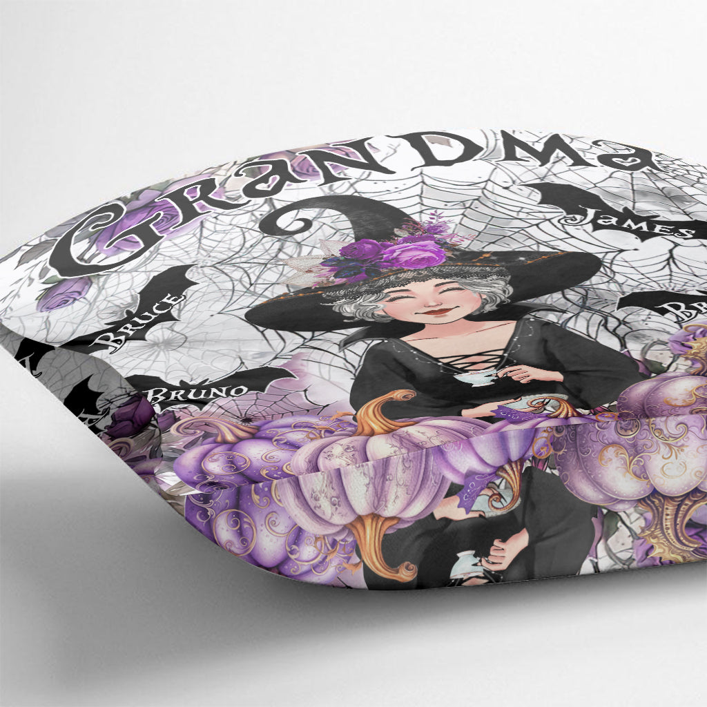 Grandma Witch - Personalized Grandma Throw Pillow