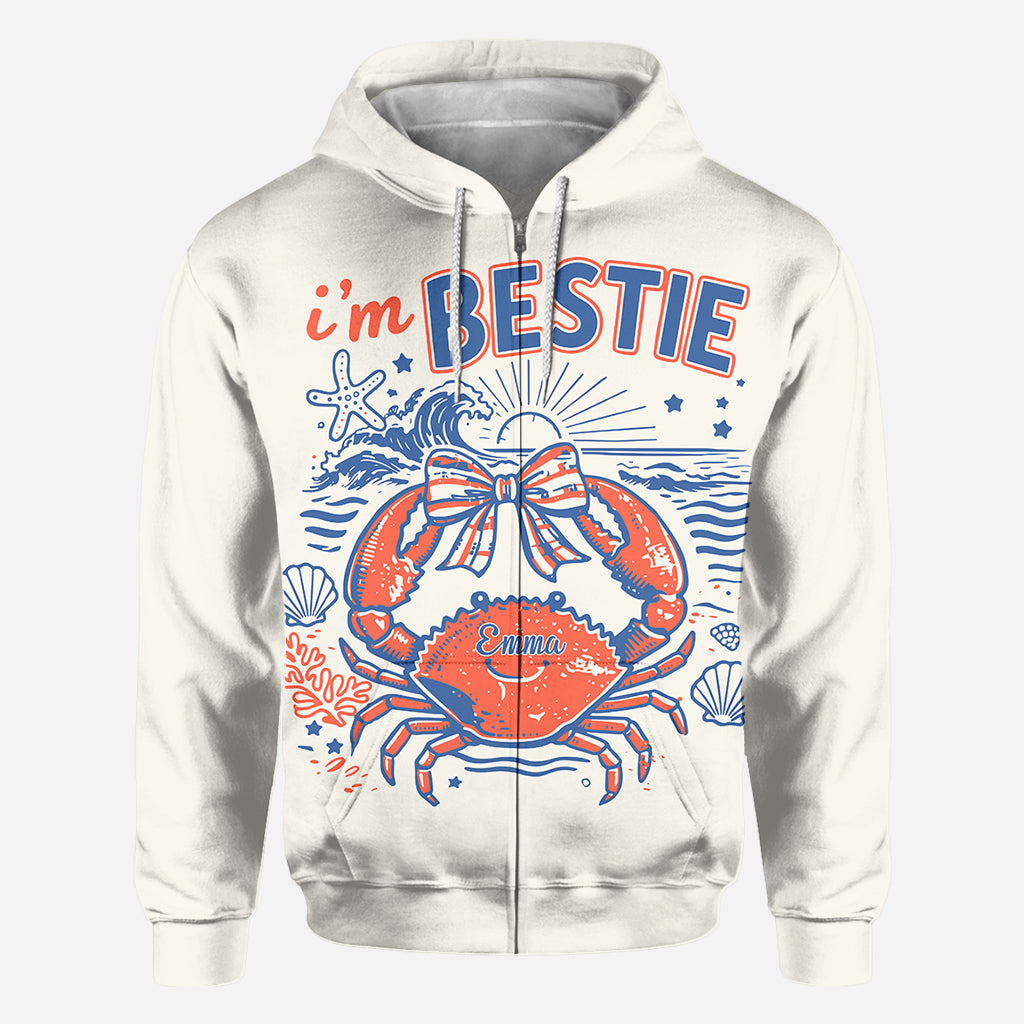 If Crabby Please Return To Bestie - Personalized Bestie All Over Shirt
