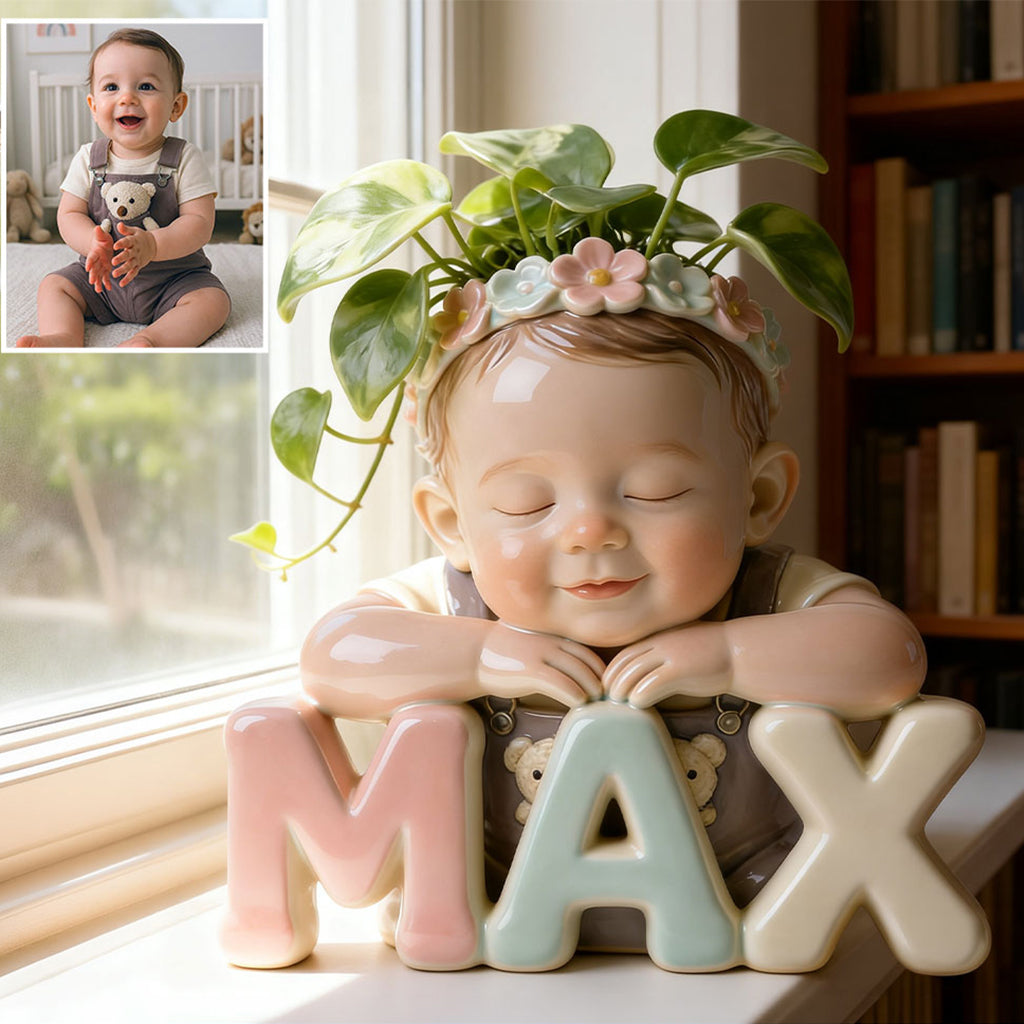 Blossom Dream Planter - Personalized Kid Acrylic Pot & Stake