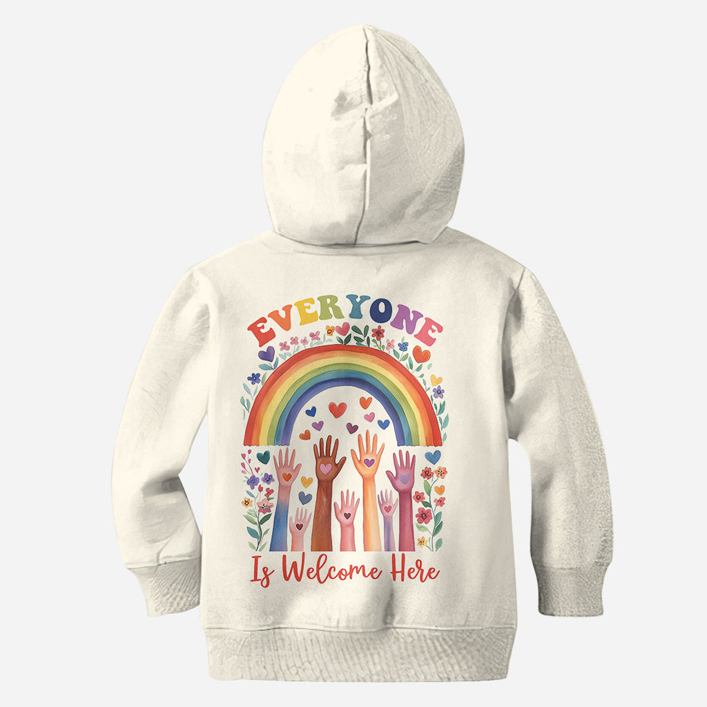 Everyone Is Welcome Here - Personalized Teacher All Over Shirt