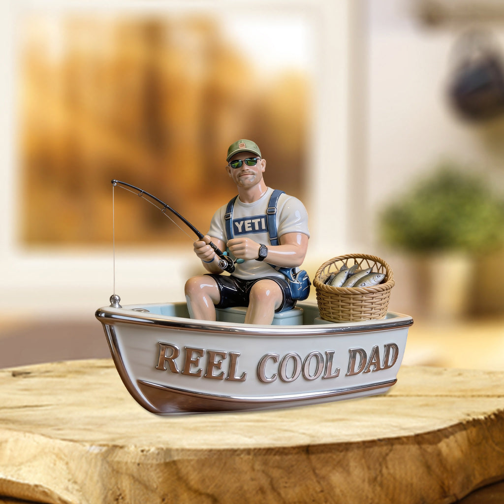 Fishing Dad - Personalized Fishing Custom Shaped Acrylic Plaque