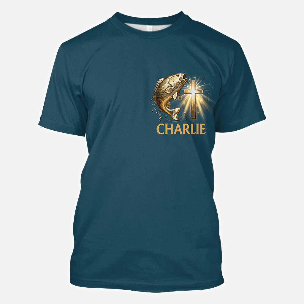 I've Got Fishing In My Veins - Personalized Fishing All Over Shirt