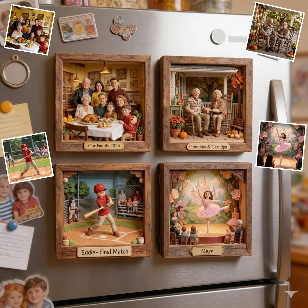 Custom From Any Photo - Personalized Family Magnet