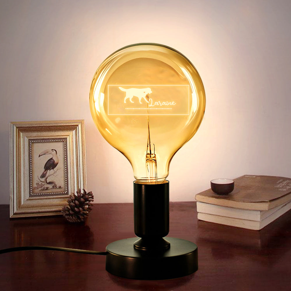 Any Photos - Personalized Dog Any Photo Light Bulbs Lamp