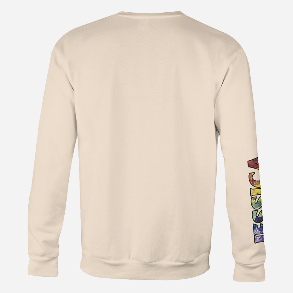 Everyone is Welcome Here - Personalized Teacher All Over Shirt