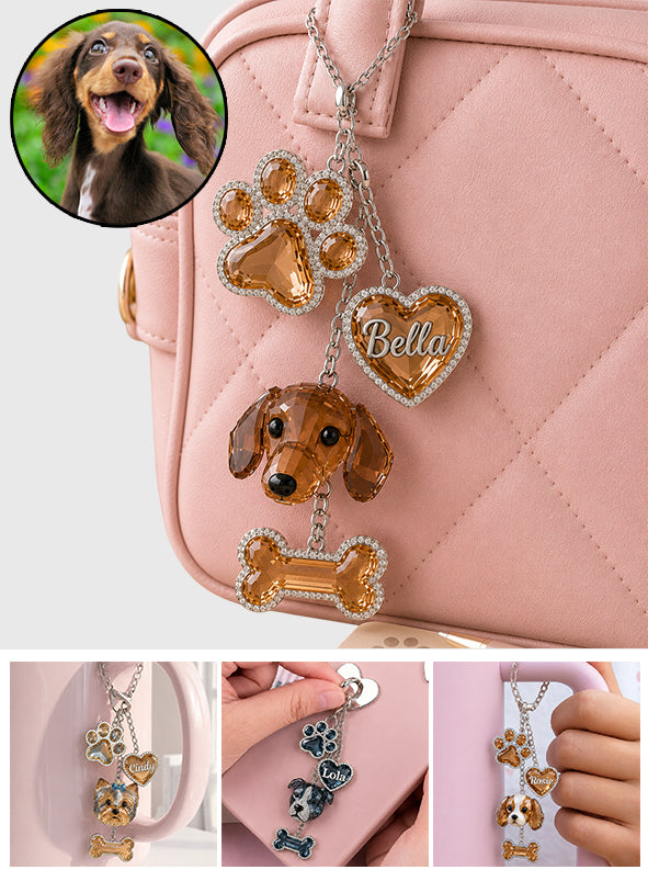 Custom Any Photo Fur Babies - Personalized Dog Dangling Charms