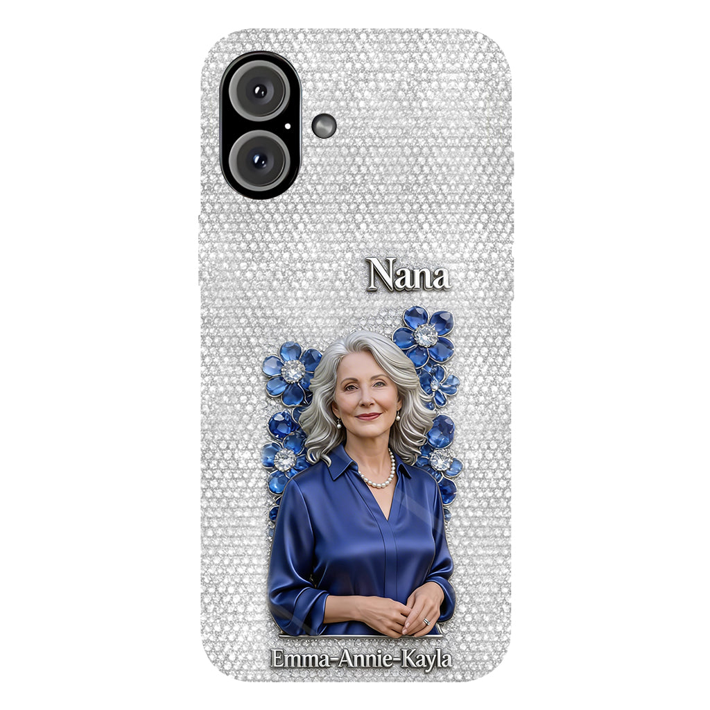 Forever Loved Grandma Diamond - Perfect Mother's Day Gift - Personalized Grandma Full Print Phone Case