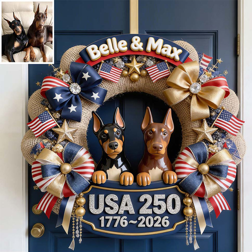 Any Photo Cute Pet 250 Years - Personalized Dog Custom Shaped Wood Sign