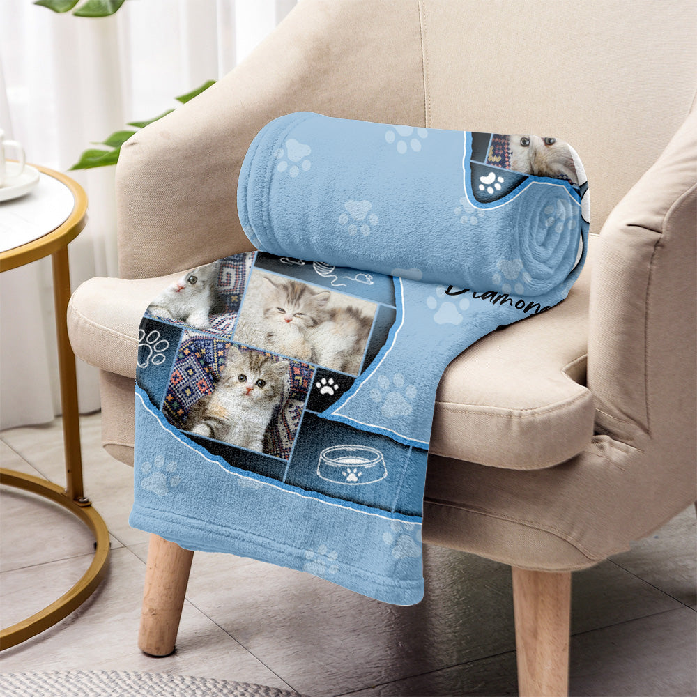 Cat Lover - Personalized Cat Blanket