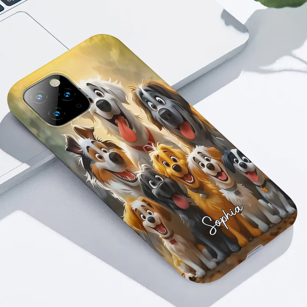 Just A Girl Who Loves Dogs - Personalized Dog Full Print Phone Case