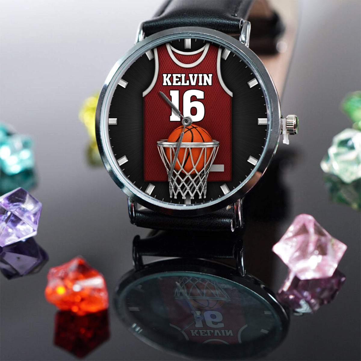 Love Basketball - Personalized Basketball Hand Watch