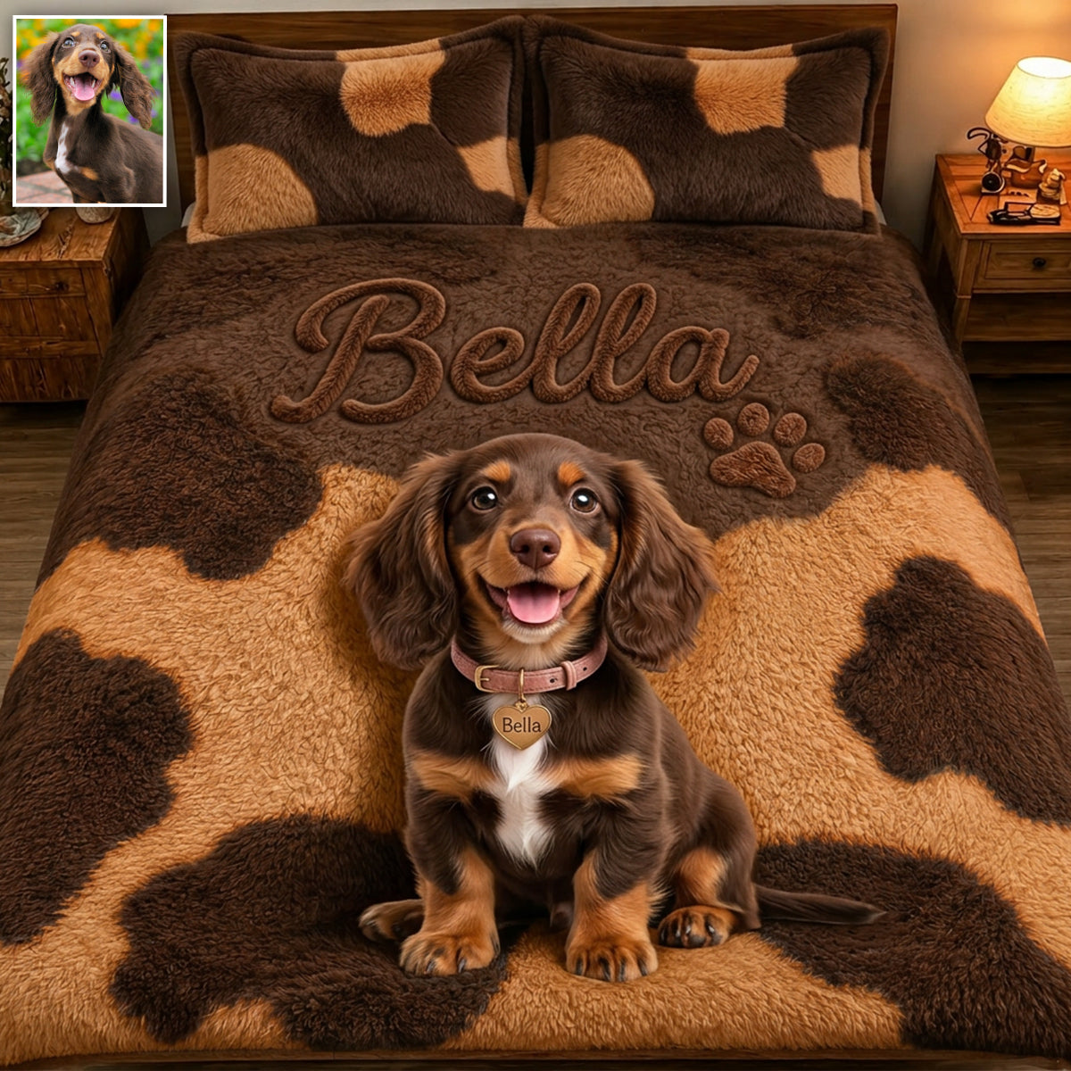 Beautiul Pet Bedding Set - Personalized Dog Bedding Set
