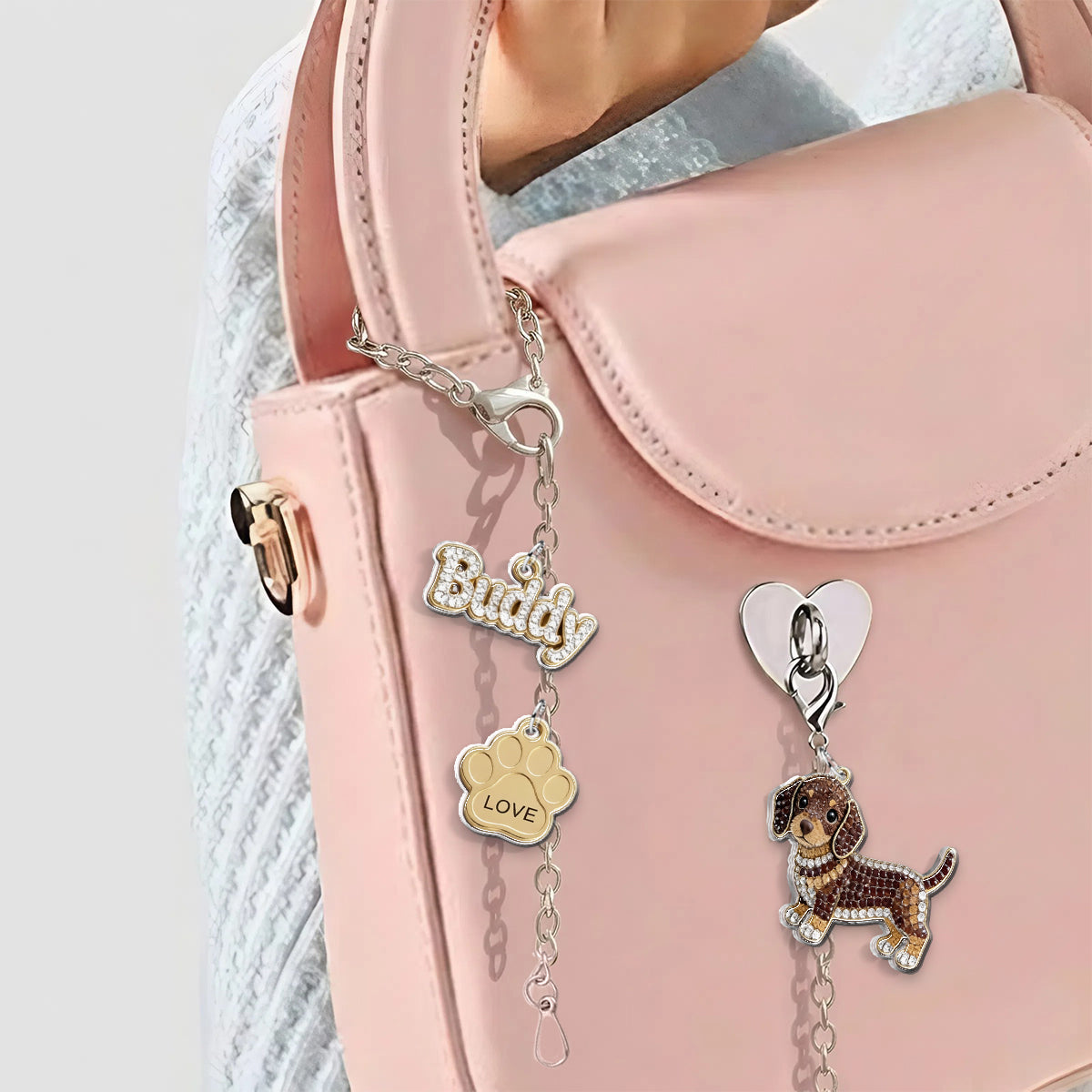 Any Pet Photo - Personalized Dog Dangling Charms
