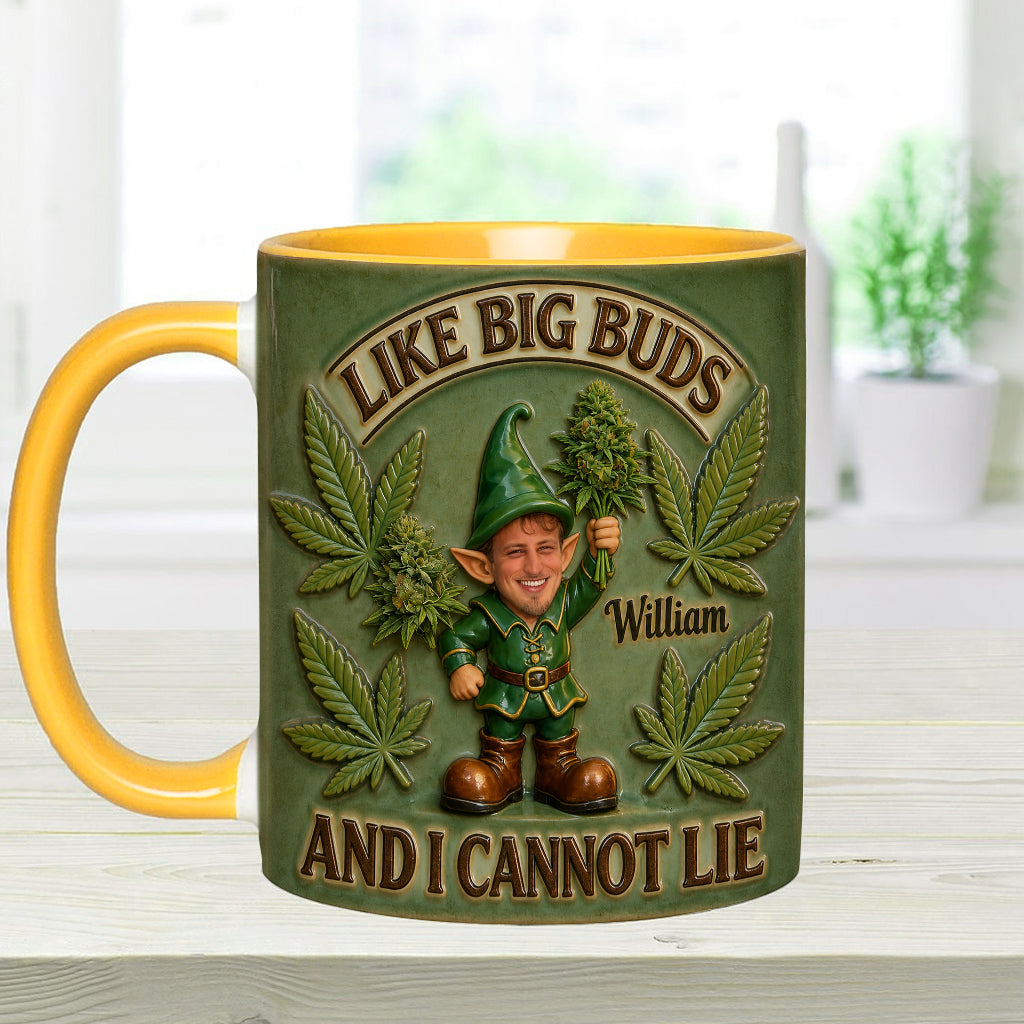 I Like Big Buds - Personalized Weed Accent Mug & Coaster