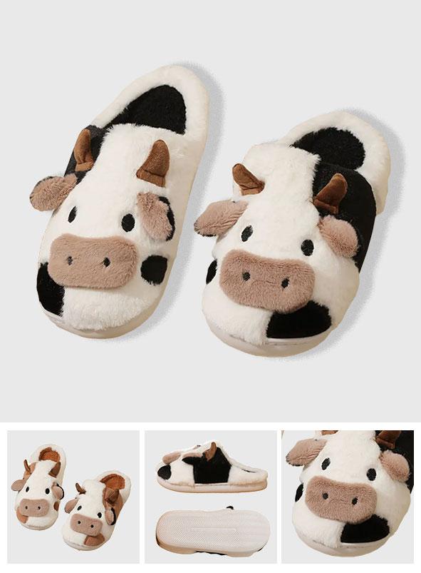 Cow Cotton Cow Slippers - gift for anyone - Slippers