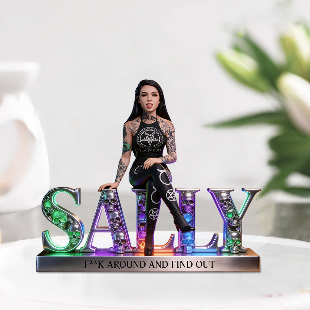 Custom Any Photo - Personalized Skull Custom Shaped Acrylic Plaque