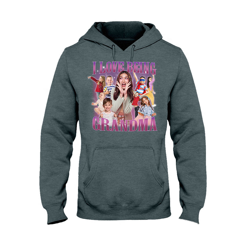 I Love Being Grandma/ Nana/ Mimi/ Gigi... - Personalized Grandma T-shirt And Hoodie