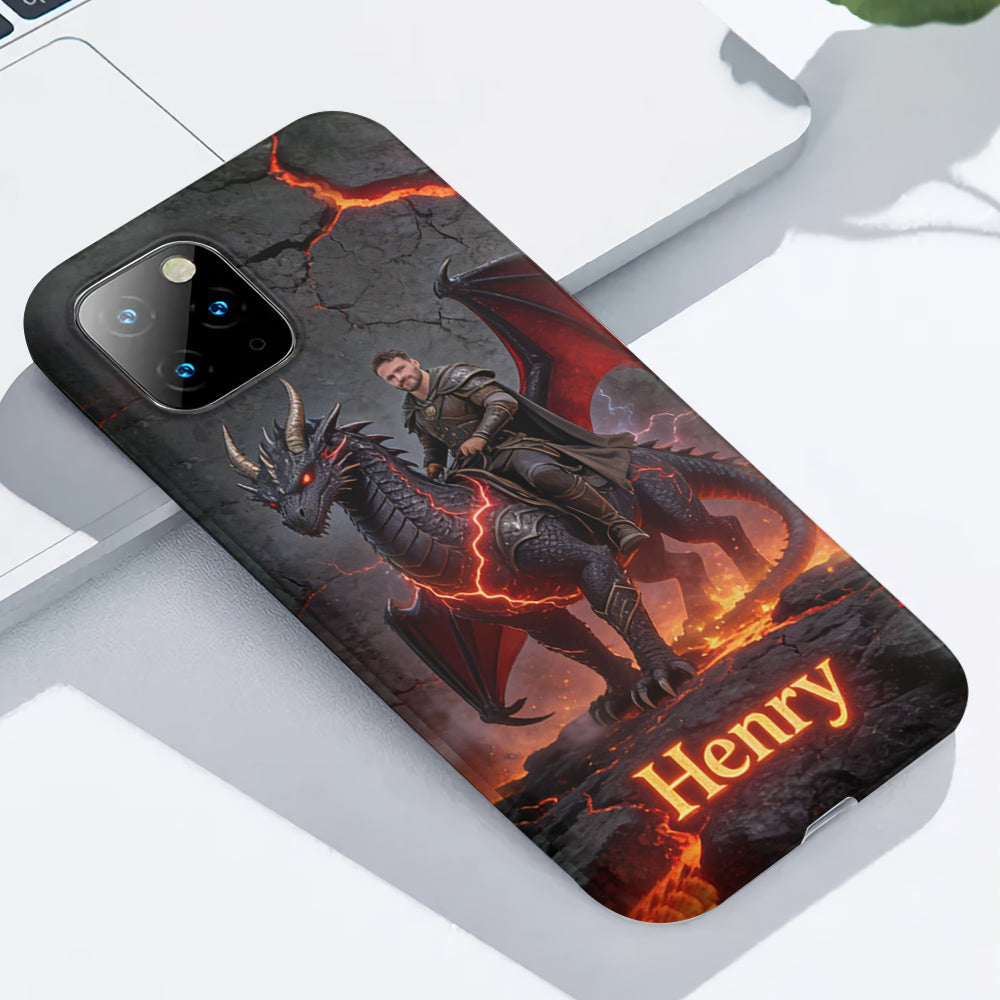 Flying With The Dragon - Personalized Dragon Full Print Phone Case