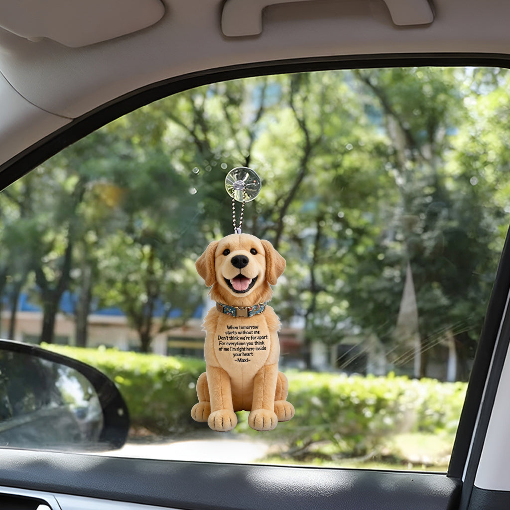 I'm Always With You - Personalized Dog Plush Keychain