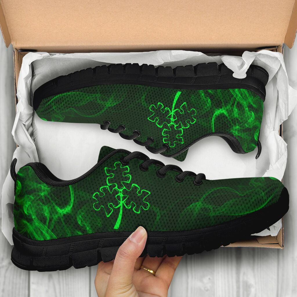 Clover Puzzles Autism Awareness Sneakers 0622
