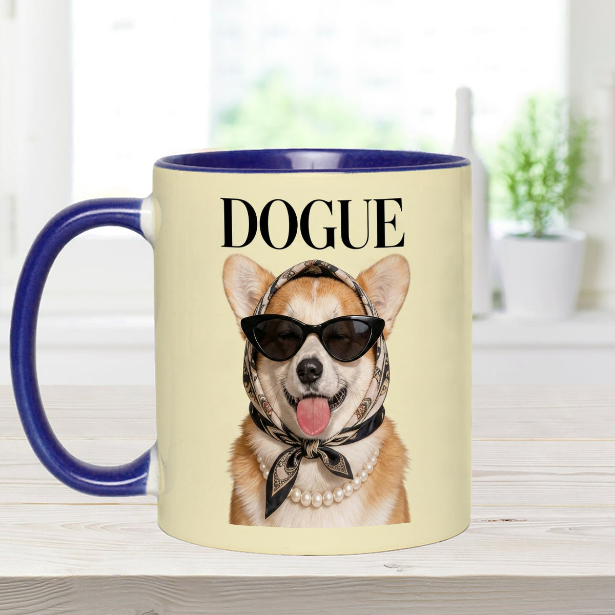 Funny Dog Lovers Gift - Personalized Dog Set Accent Mug with Acrylic Stirrers