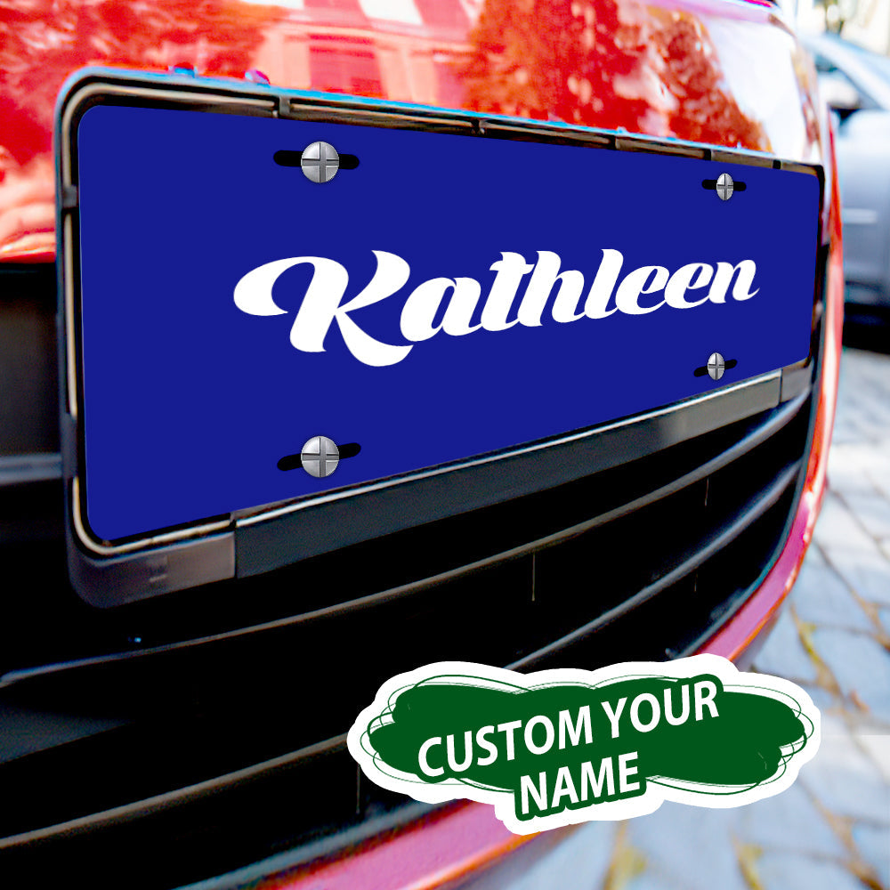 Funny Name - Personalized License Plate