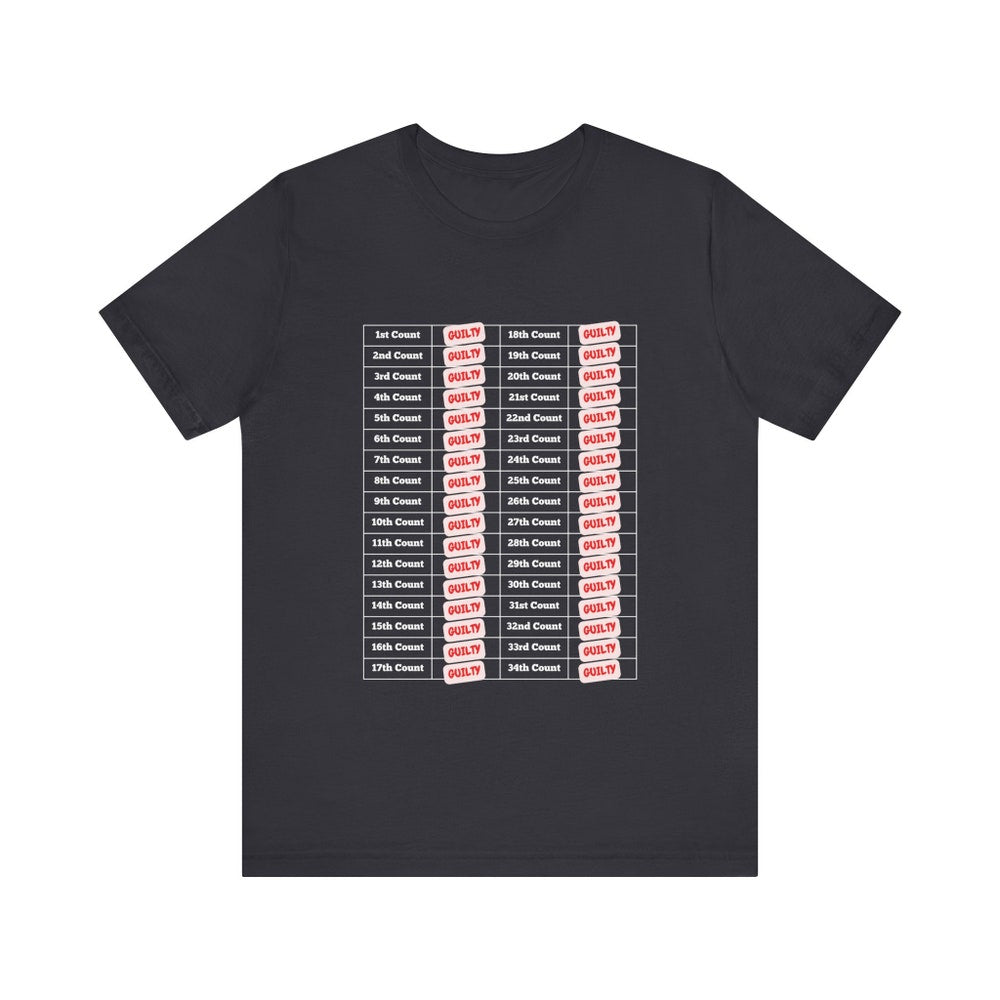 34 Counts 34 Gu1lty T-shirt, Political Shirt, Trump 2024 Shirts, Republican Shirts, Pro Trump Tshirt, 45 47 Shirt, MAGA Shirt T-shirt & Hoodie