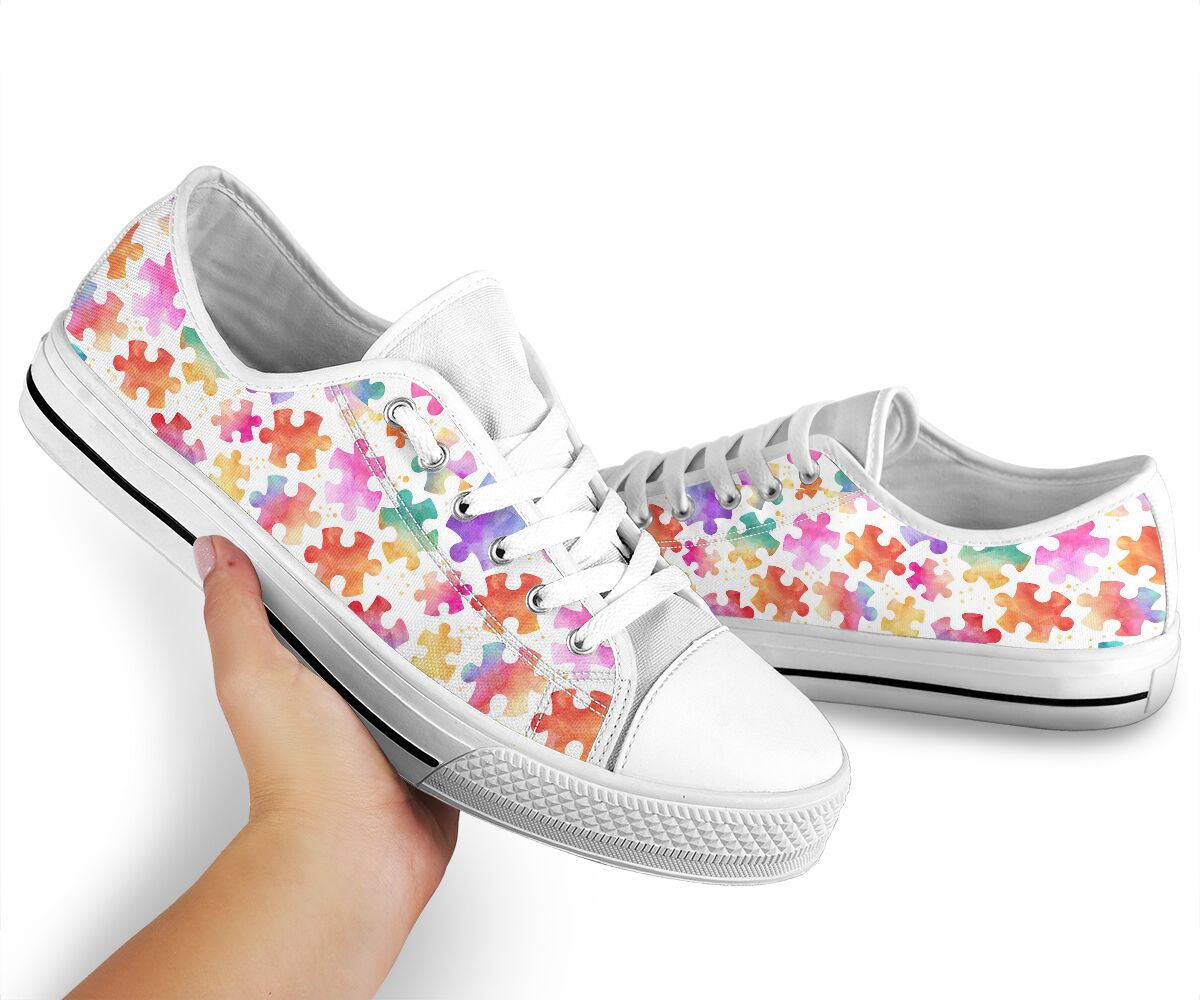 I Love Your True Colors Autism Awareness Low Top Shoes 0622