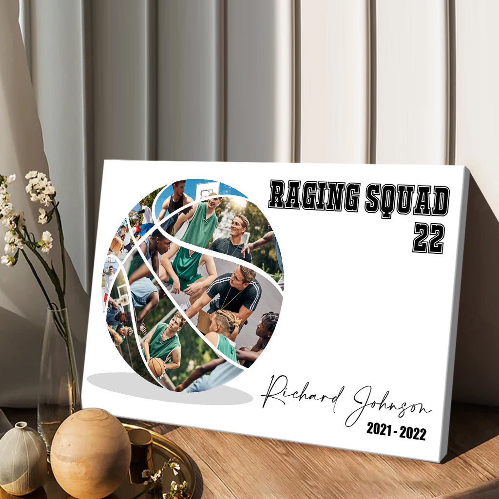 Love Basketball - Personalized Basketball Canvas And Poster