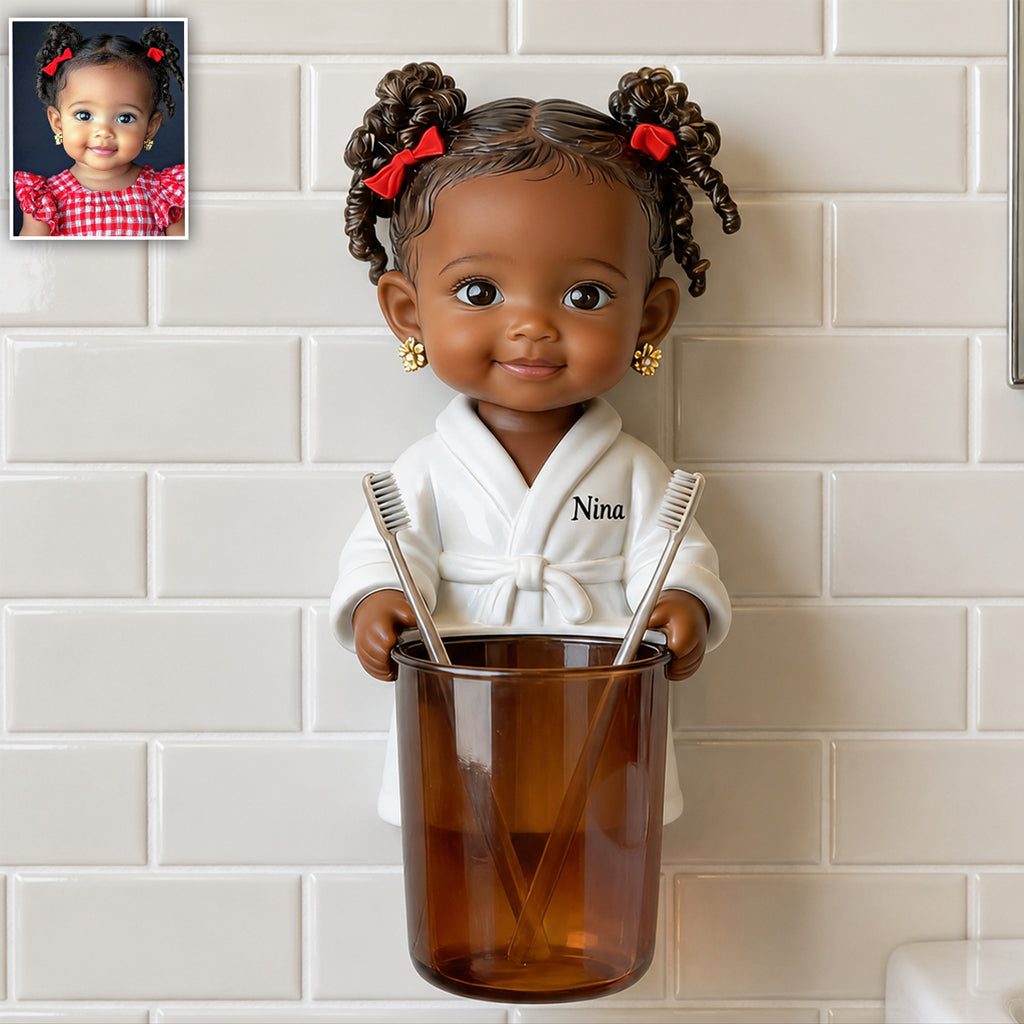 Brush Buddy - Personalized Kid Toothbrush Brush Holder