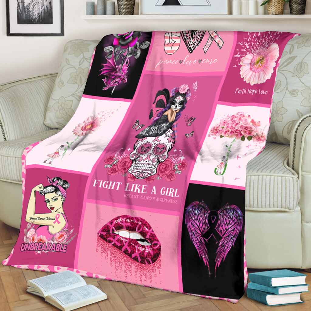 Breast Cancer Awareness Blanket
