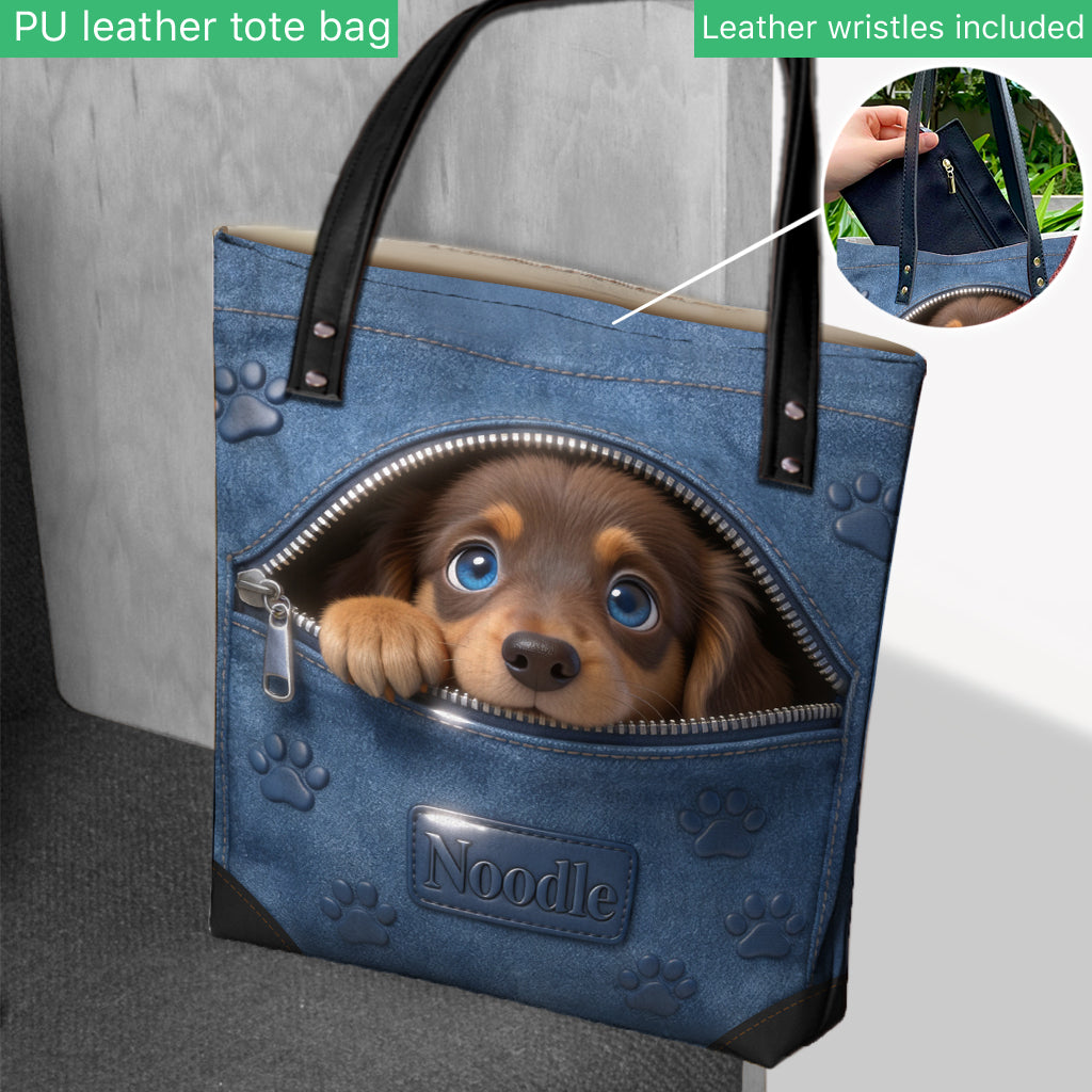Custom Any Photo - Personalized Dog Tote Bag