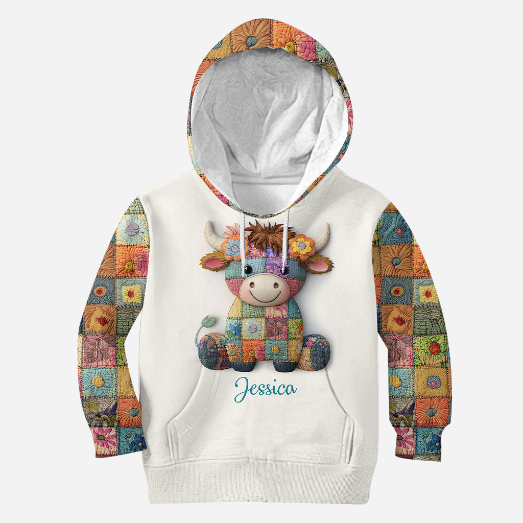 Just A Girl Who Loves Highland Cows - Personalized Highland Cow All Over Shirt