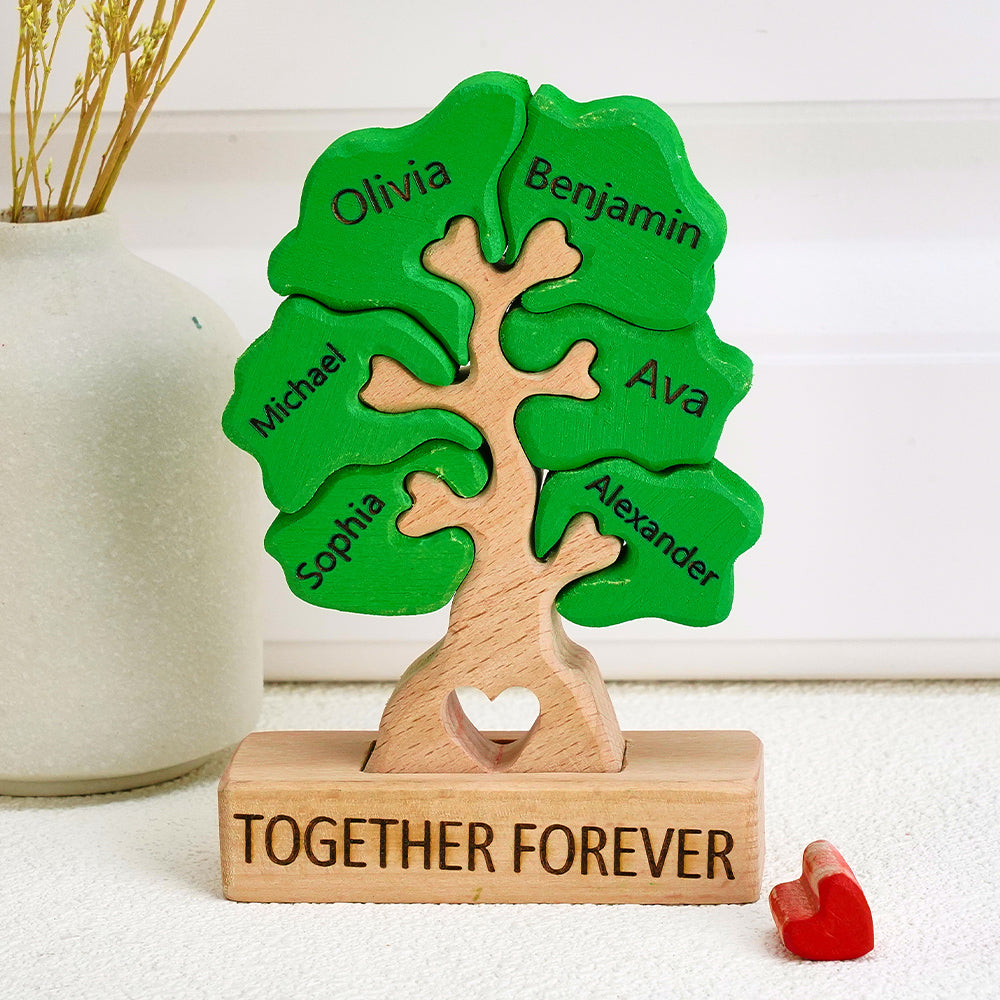 Family Tree - Personalized Family Wooden Puzzle