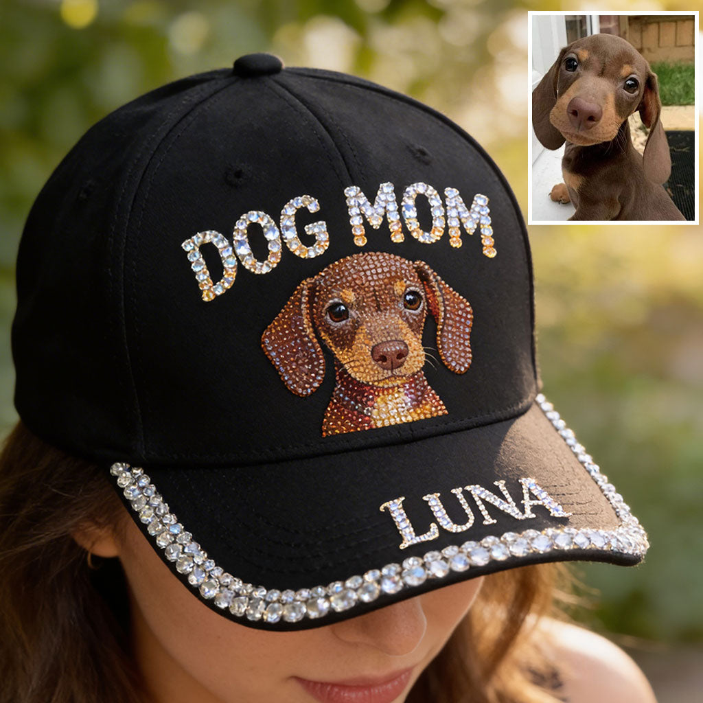 Dog Mom Unique Gift - Personalized Dog Classic Cap