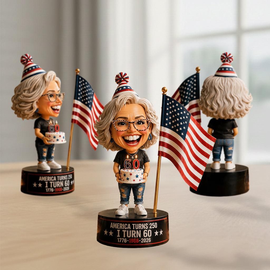 America Turns 250, Birthday Gift Idea - Personalized Birthday Premium 3D Figurine