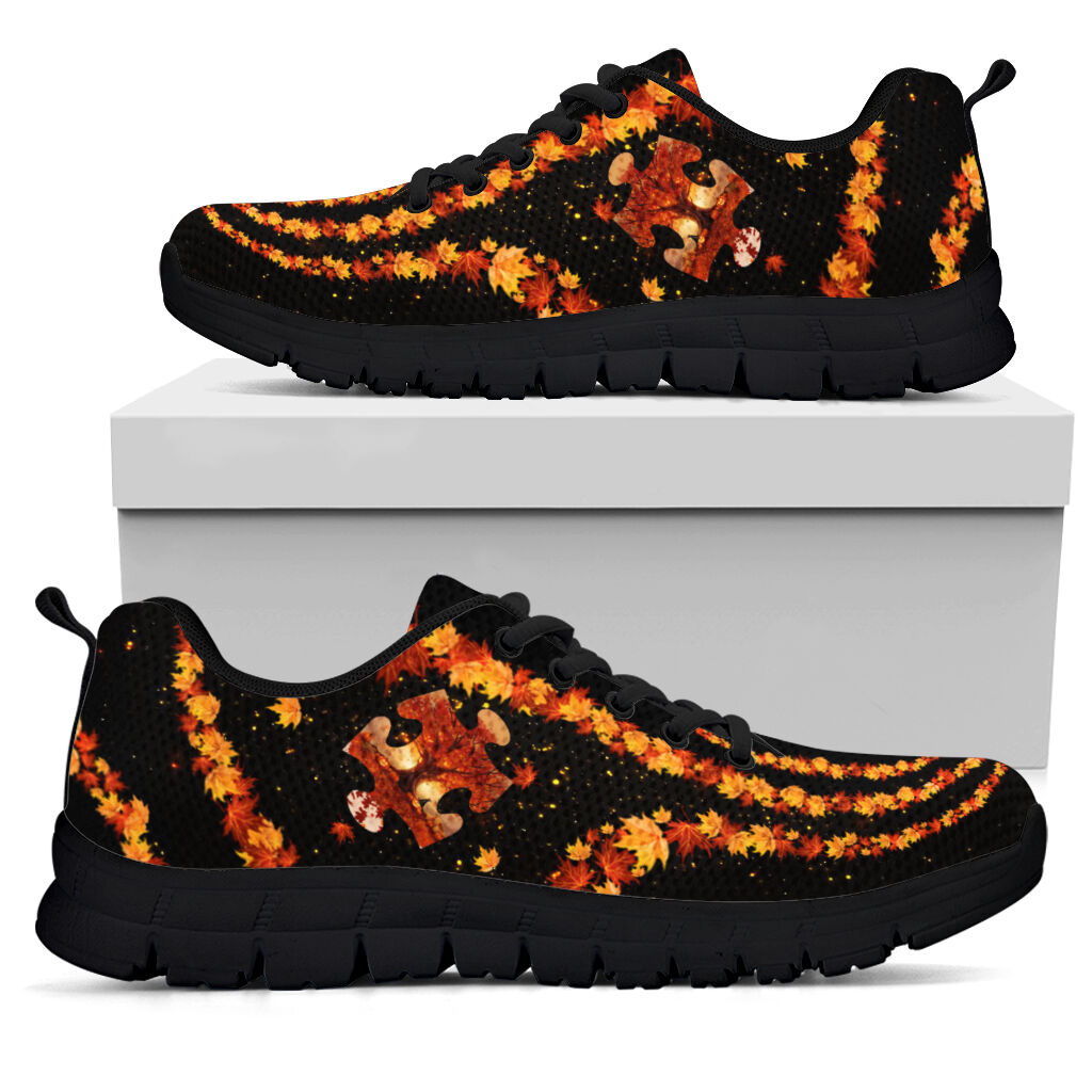 Fall Season Autism Awareness Sneakers 0622