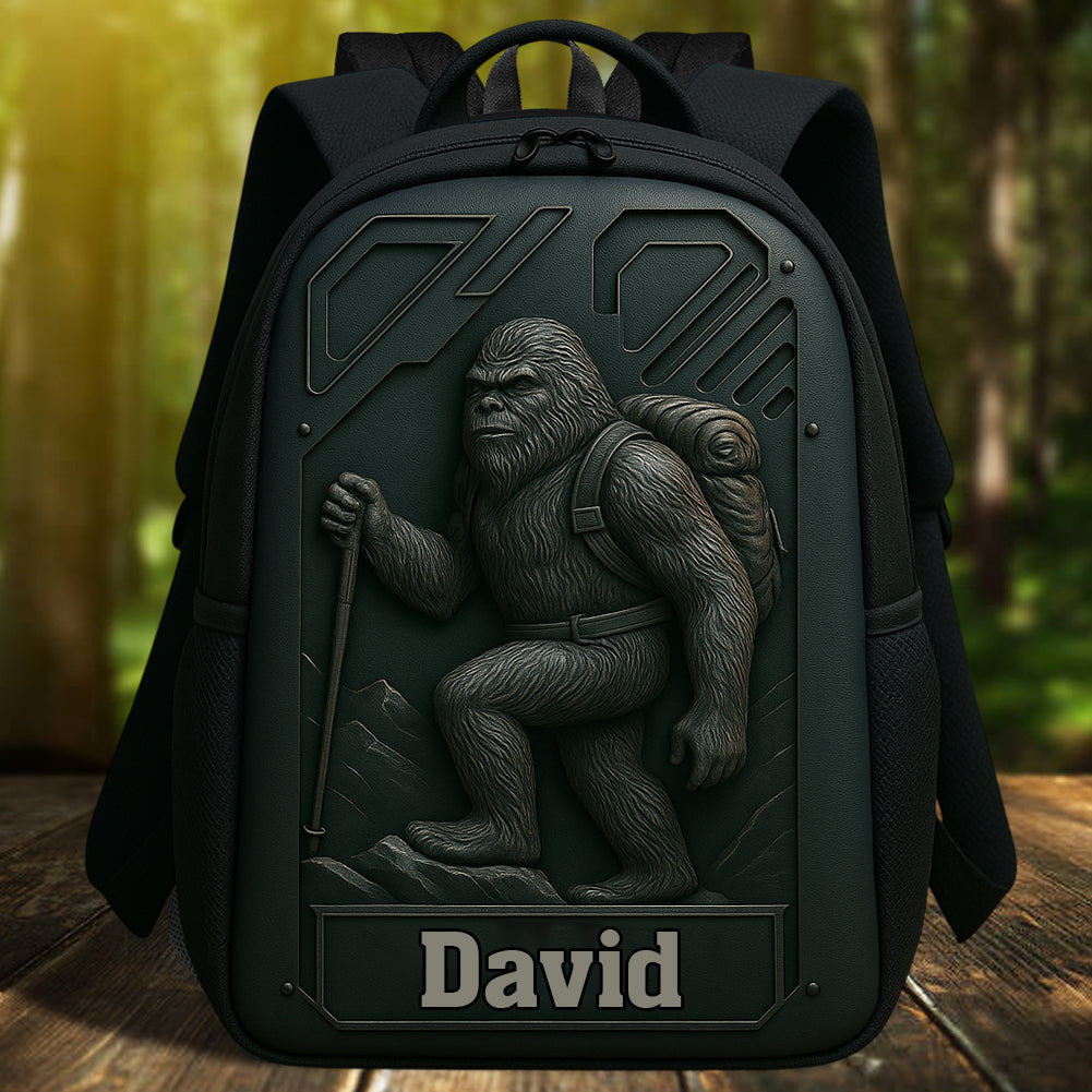 Hiking Sasquatch - Personalized Hiking Multifunctional Backpack
