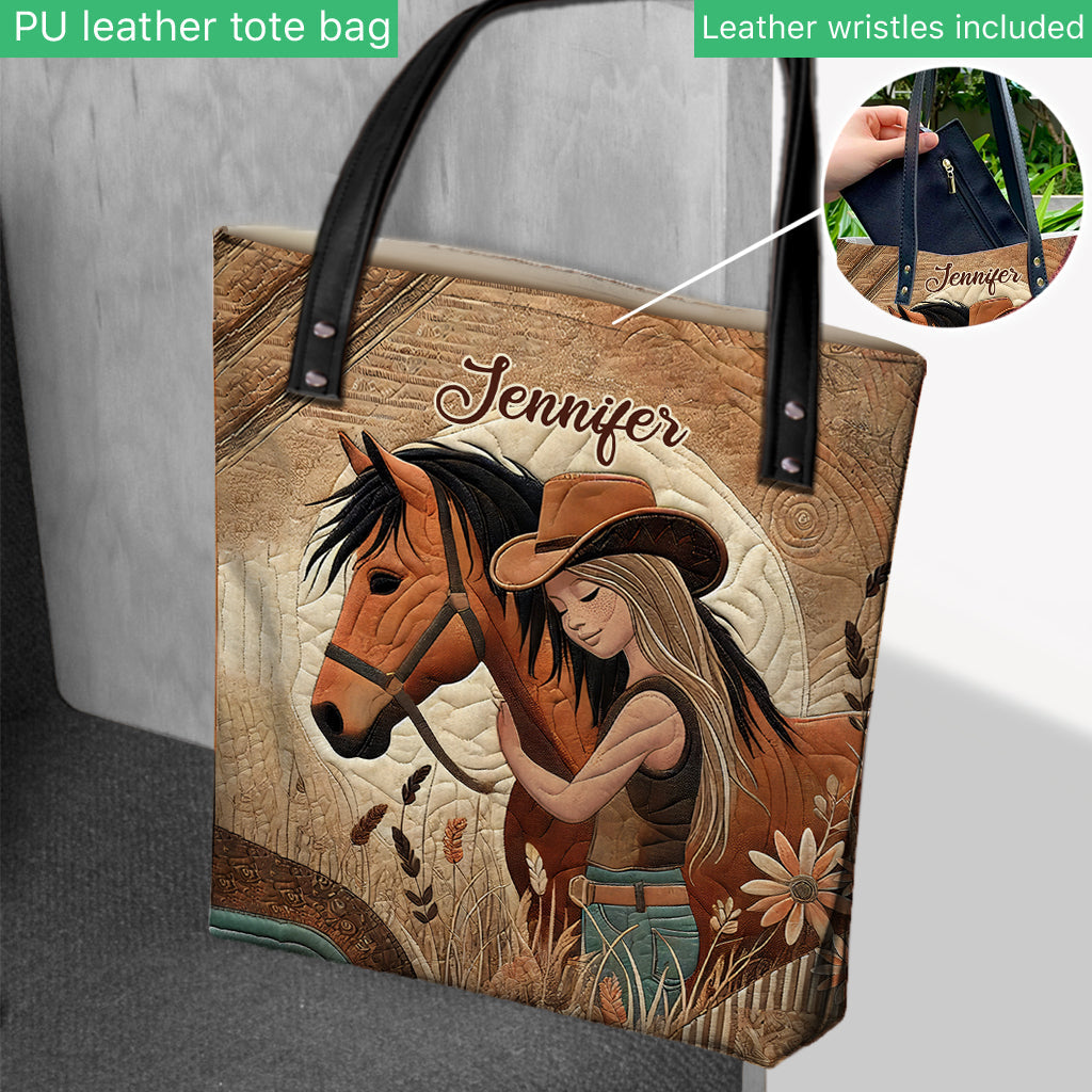 Horse Lovers - Personalized Horse Tote Bag