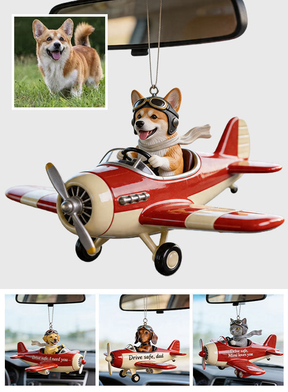 Dog Mom Gift, Pet Mom, Dog Cat Lovers - Personalized Dog Car Ornament
