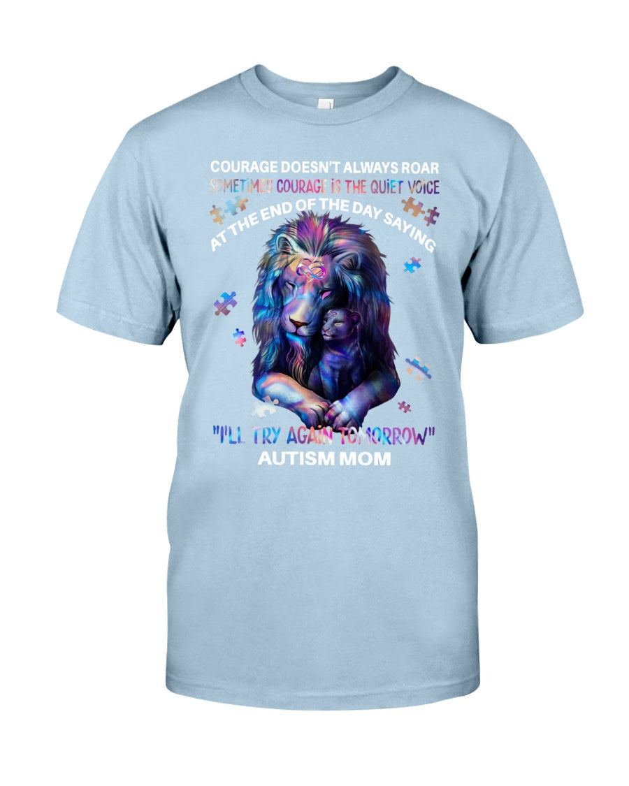 Lion Autism Mom - Autism Awareness T-shirt and Hoodie 0921