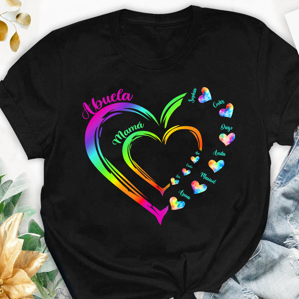 Bendecido De Ser llamado - Personalized Grandma T-shirt And Hoodie