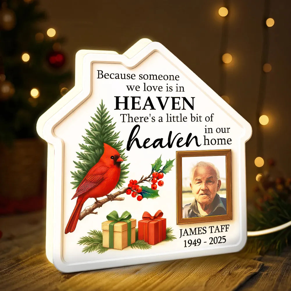 Memorial Acrylic Light Box for Loved One — A Heartfelt Tribute That Brings Heaven Closer Home