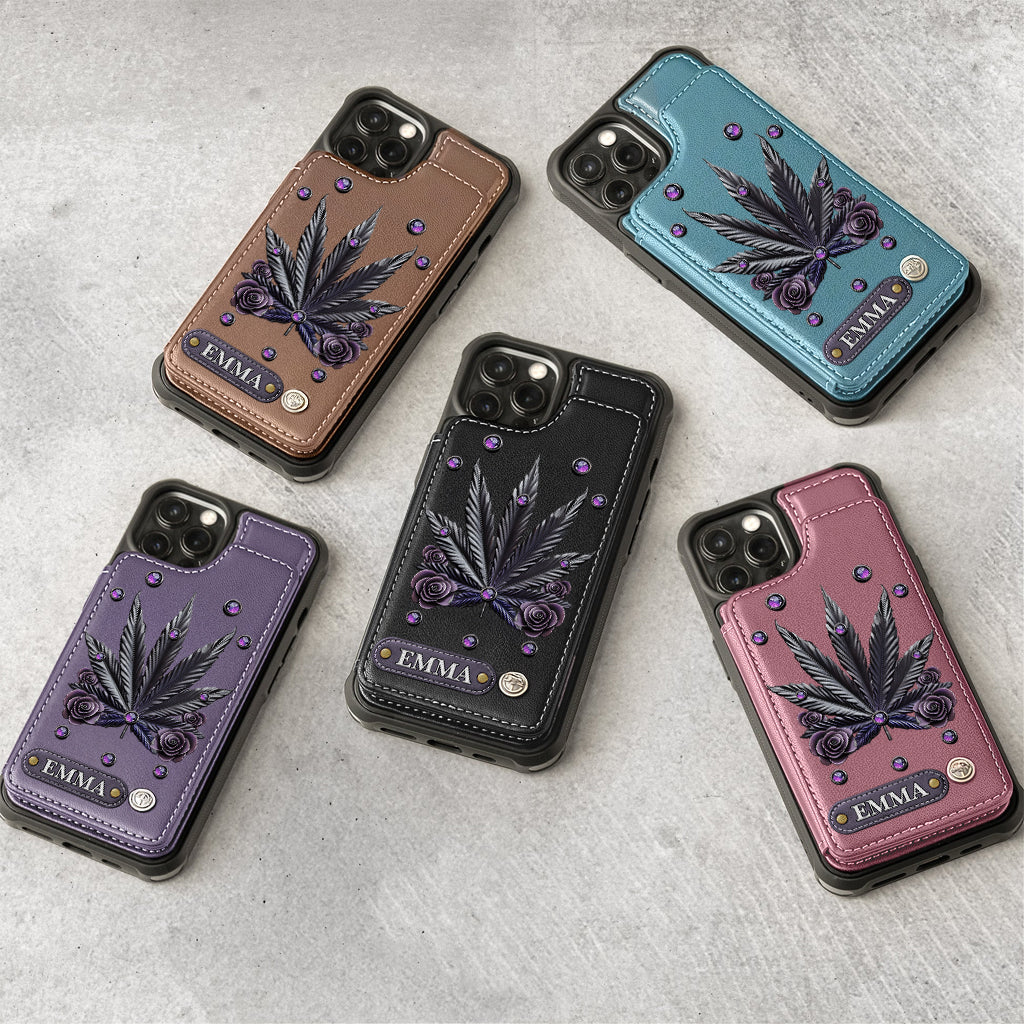 Beautiful Marijuanas - Personalized Weed Wallet Phone Case
